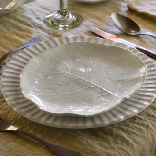 Farfurie aperitiv Silvina fennel white 23cm QLP231-FWH - Img 2