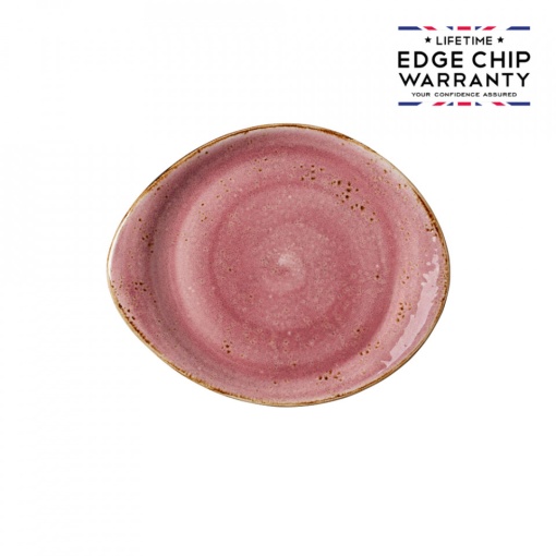 Farfurie asimetrica aperitiv Raspberry Steelite Craft 25.5cm 12100521