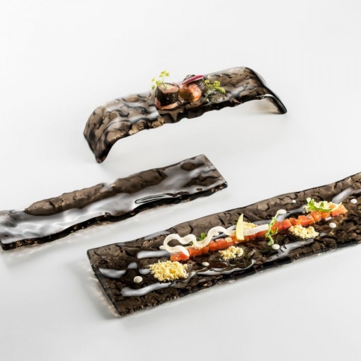 Platou servire podium TERRA 28X8cm XGLAS-428 - Img 2
