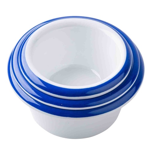 Ramekin melamina Canteen alb/albastru 60ml 12217EU - Img 2