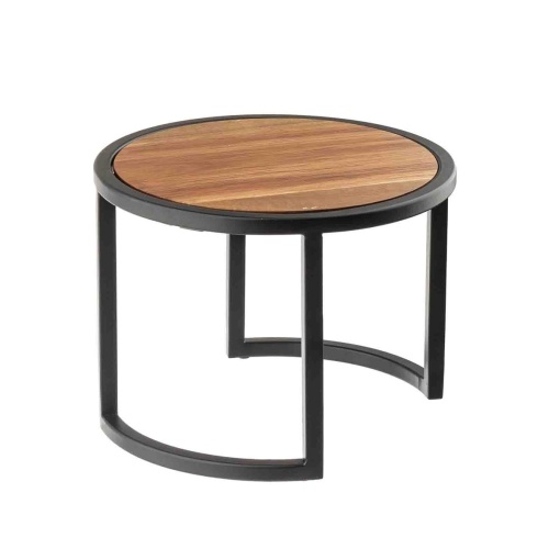 Set 3 inaltatoare bufet rotunde metal negru 25.5x20.5cm 12503 - Img 3