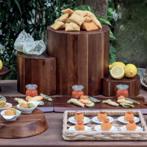 Stand bufet acacia Radici 19x8cm 68202-19 - Img 2