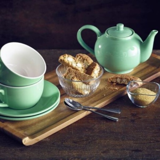 Ceainic portelan Genware Green 450ml 393945GR - Img 2
