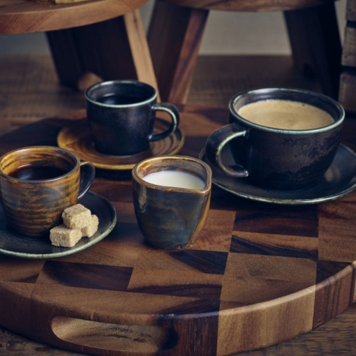 Ceasca cafea Genware Terra Cinder Black 220ml CUP-PBK23 - Img 3