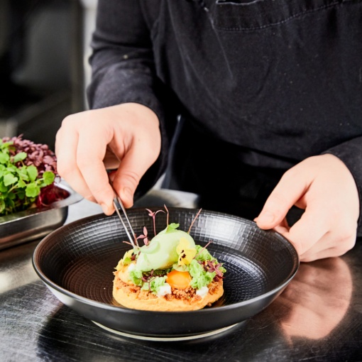 Farfurie aperitiv Modulo Lave 28cm 194454 - Img 2