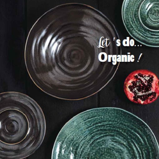 Farfurie plata Organica Material Bronze 28cm OC000285577 - Img 2