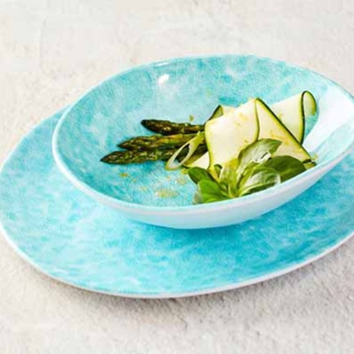 Farfurie fel principal STREETFOOD GO AZZURRO 27.5x23 cm 8321028 - Img 2