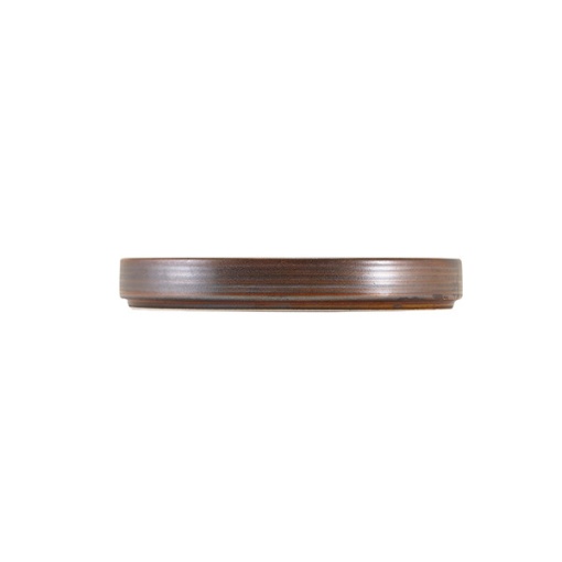 Farfurie prezentare Terra Porcelain Rustic Copper 18cm PR-PRC18 - Img 3