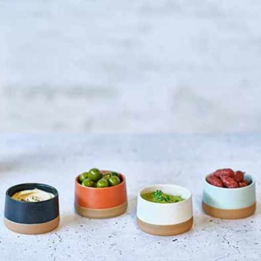 Set 4 boluri tapas/mezze Dela 9,5x5,5cm 5918001 - Img 3