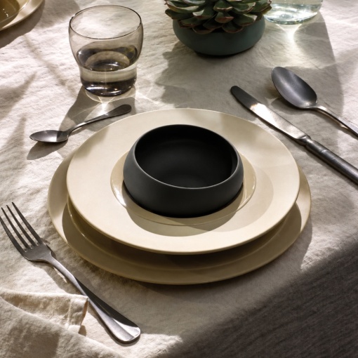 Bol cereale inclinat Cocotte Black Onyx 12cm 300ml 236554 - Img 2