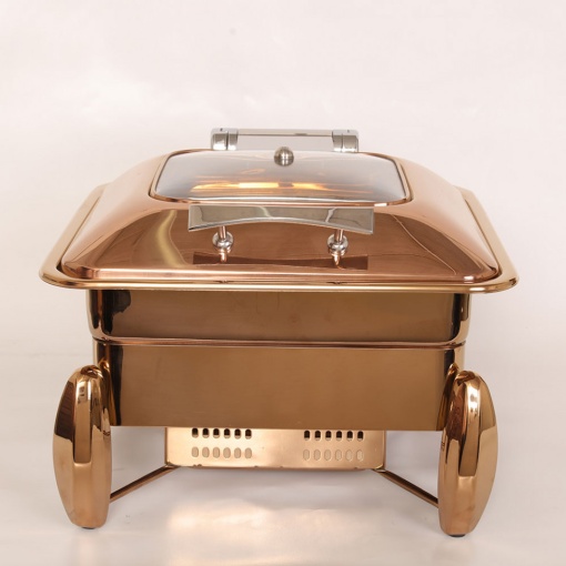 Chafing dish 2/3 gaz-inductie Copper 10429 - Img 2