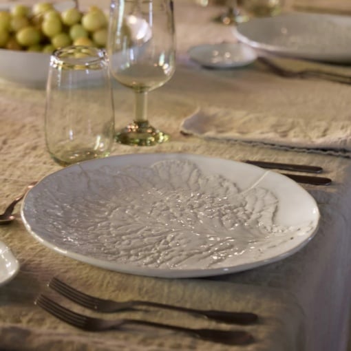 Farfurie fel principal Silvina fennel white 32cm QLP321-FWH - Img 2