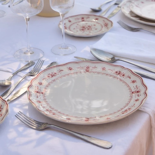 Farfurie fel principal Vila white red 27cm TP273-WRD - Img 2