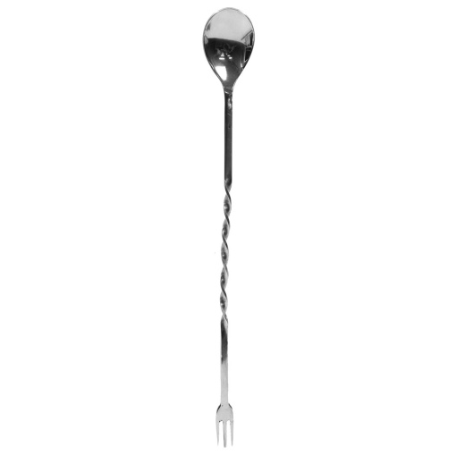 Lingura bar cu furculita inox 31cm H503K - Img 6