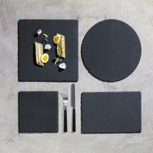 Platou Rectangular slate 30x20 cm R392030ARDE - Img 2