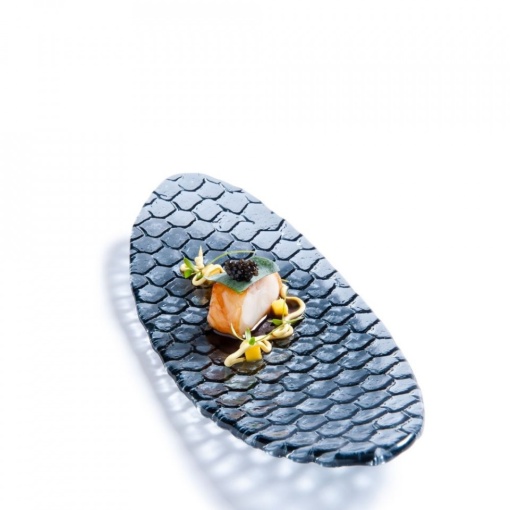 Platou servire sticla Silica Boat Clearv 28x12 cm 26002795 - Img 2