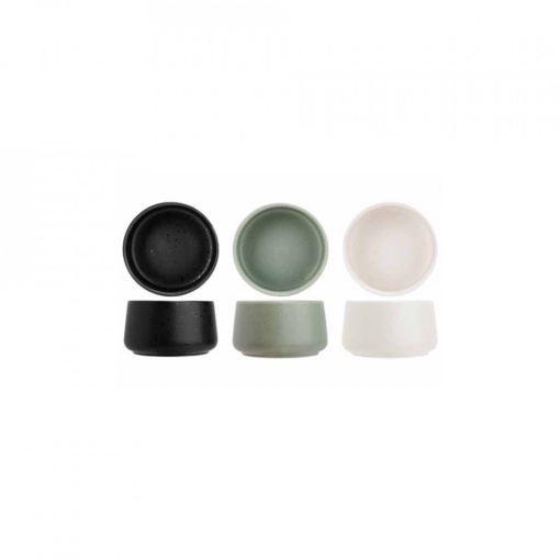 Set 3 boluri tapas/mezze+platou lemn Bites 32x10,5cm 5915003 - Img 2