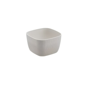 Bol bufet patrat melamina Norway Ivory 19.5x19.5x12cm T8803.Y
