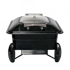 Chafing dish combo GN 2/3 gaz-plita inductie Negru