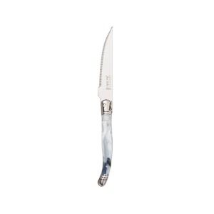 Cutit steak inox 18|10 white marble Laguiole 22.5cm 5420S230