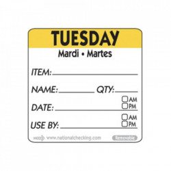 Eticheta detasabila zi Marti ( 500 ) Genware 5cm RIDU2202R