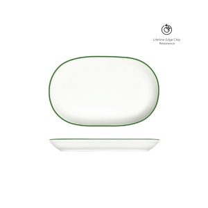 Platou oval Modest Green 28x18cm 16001-143028