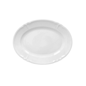 Platou oval Rilievo Bianco 30cm RV020300000