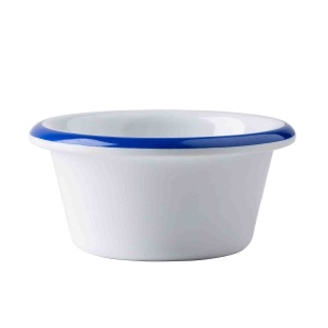 Ramekin melamina Canteen alb/albastru 120ml 12219EU