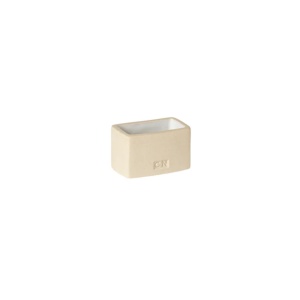 Set 4 inele servet ceramica crem 3x5cm VADS03-WHI