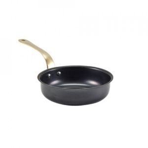 Tigaie servire cu maner Vintage Steel Black 15,5x4cm SMF15BKV