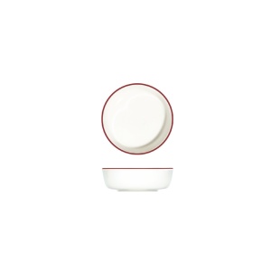 Bol garnitura Modest Maroon 14cm 460ml 13001-162014