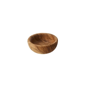 Bol servire lemn maslin 12x5cm S6005