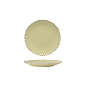 Farfurie desert Pearl Lily Green 22cm PEP222-LLY