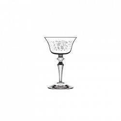 Pahar cocktail DOUBLE PRESIDENTE WORMWOOD Pattern Crystalline glass 220ml 3372P