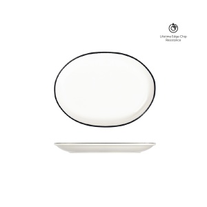 Platou oval Modest Black 33 cm 19001-113033