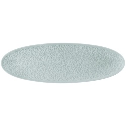 Platou servire oval verde Nori 44x14cm 770495