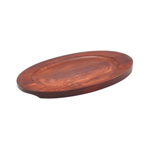 Accesoriu platou lemn tigaie fonta 31 x 18.5 x 2cm TRIV-25