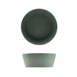 Bol bufet melamina verde 26.5x10cm TB261067
