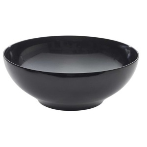 Bol rotund melamina negru 35.5cm MELRB-35BK