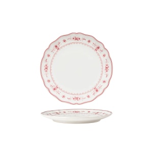Farfurie fel principal Vila white red 27cm TP273-WRD