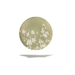Farfurie plata aperitiv Mizu Sage 25cm 22196-351025