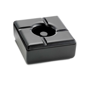Scrumiera melamina neagra 12cm WPA5BKEU