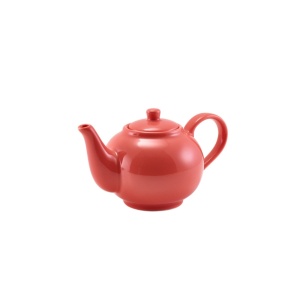 Ceainic portelan Genware Coral 450ml 393945CRL