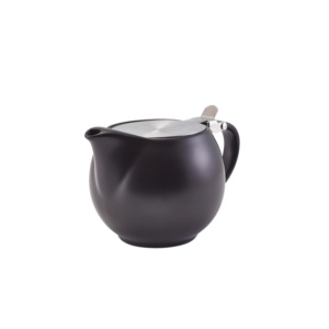 Ceainic portelan Genware Matt Black 500ml 395950MBK