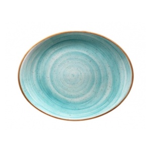 Farfurie coupe ovala Aqua Aura 31 X 24 cm B928132