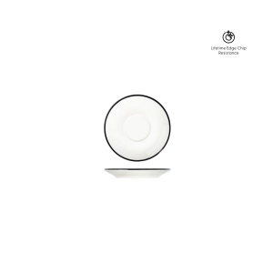 Farfurie espresso Ring Modest Black 12 cm 19001-111212