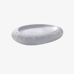 Farfurie gourmet aperitiv Calcaire 23.1 x 18.8 cm 535616