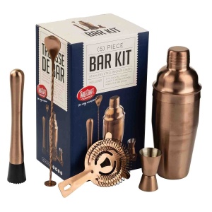 Kit bar 5 piese otel inoxidabil bronz 12268