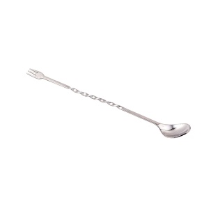 Lingura bar cu furculita inox 31cm H503K