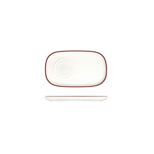 Platou cafea Modest Maroon 22x13cm 13001-171322